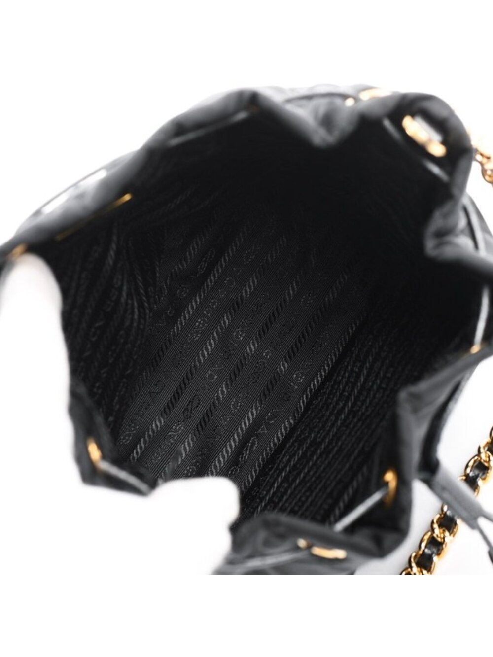 Prada Tote Re-Nylon Chain 2-Way Handbag - Picture 4 of 8